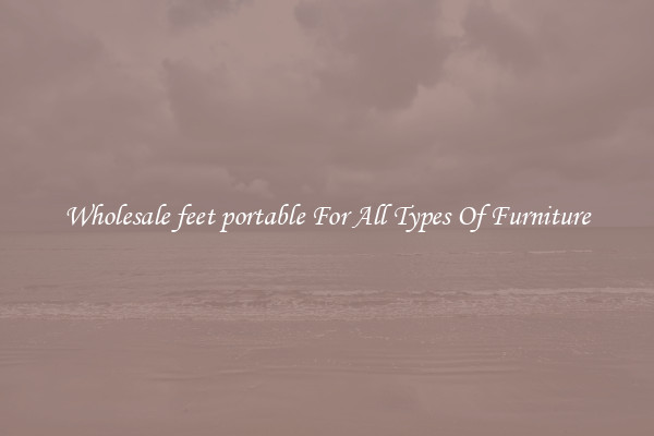Wholesale feet portable For All Types Of Furniture