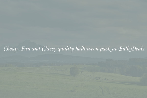 Cheap, Fun and Classy quality halloween pack at Bulk Deals