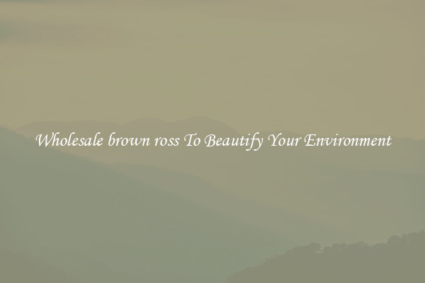 Wholesale brown ross To Beautify Your Environment