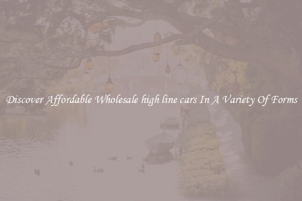 Discover Affordable Wholesale high line cars In A Variety Of Forms