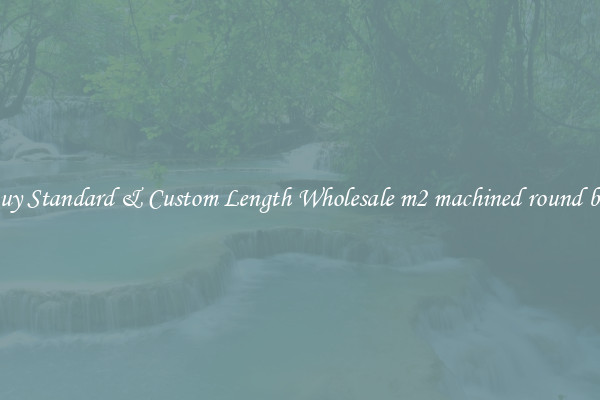 Buy Standard & Custom Length Wholesale m2 machined round bar