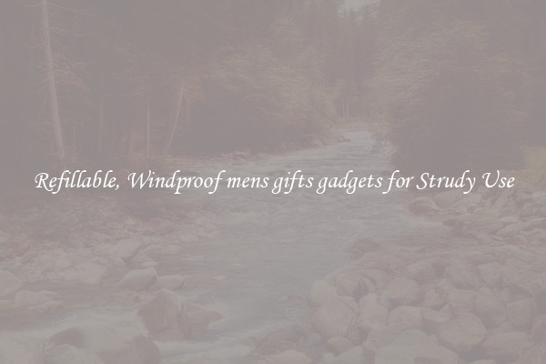 Refillable, Windproof mens gifts gadgets for Strudy Use