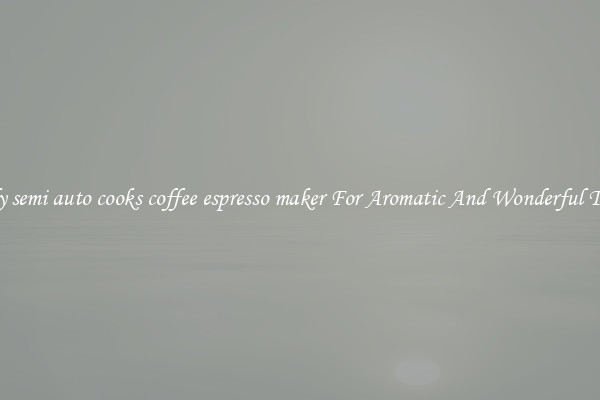 italy semi auto cooks coffee espresso maker For Aromatic And Wonderful Taste