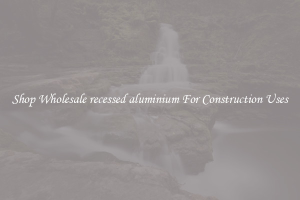 Shop Wholesale recessed aluminium For Construction Uses