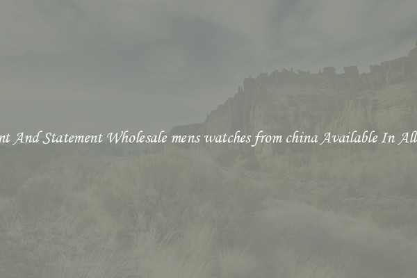 Elegant And Statement Wholesale mens watches from china Available In All Styles