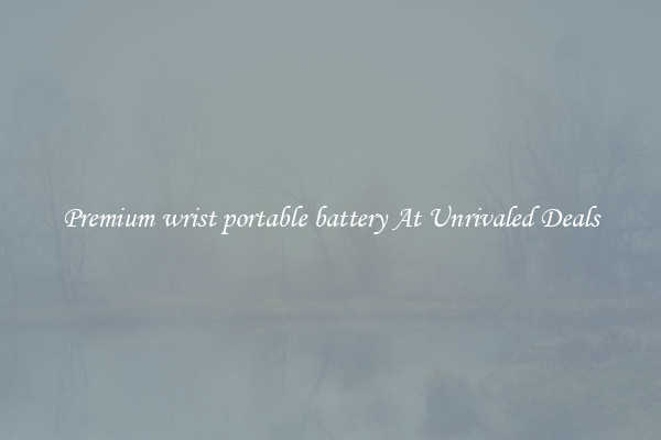 Premium wrist portable battery At Unrivaled Deals