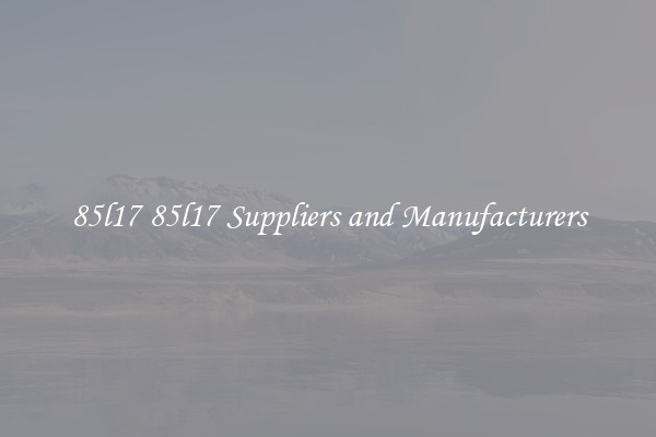 85l17 85l17 Suppliers and Manufacturers